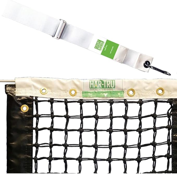 Har-Tru Royale 3.0mm Double Braided Tennis Net w Center Strap