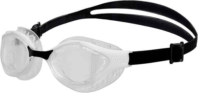 ARENA Unisex Adult Air-Bold Swipe Anti-Fog Training Swim Goggles Men and Women Cushioned Seals Large Fit Wide Lenses