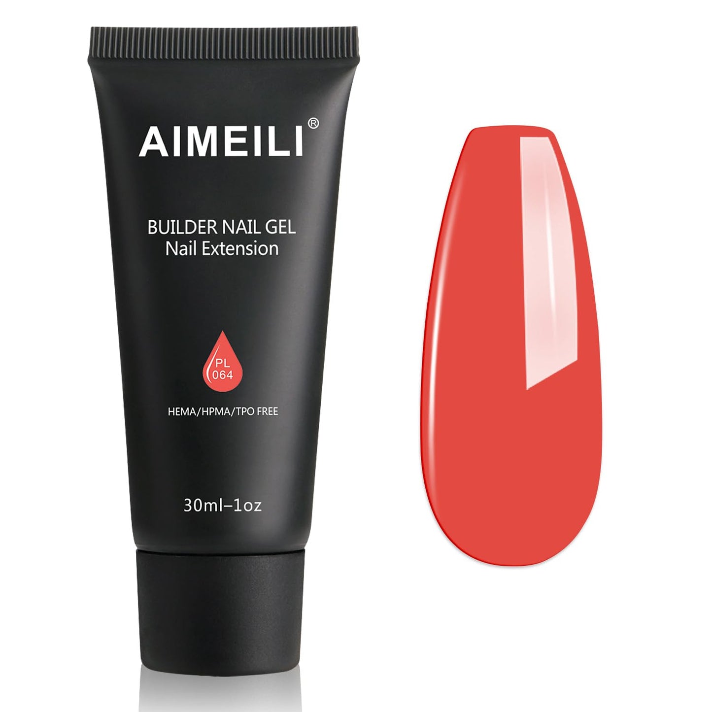AIMEILI Poly Nail Enhancement Gel Builder - DIY Salon Nail Art at Home - Hema Free - 064