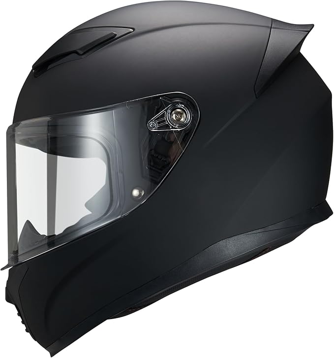 JQF Gear Full Face Motorcycle Helmet WS-607 DOT Approved Motorbike Racing Street Bike Helmets for Adults with Visor