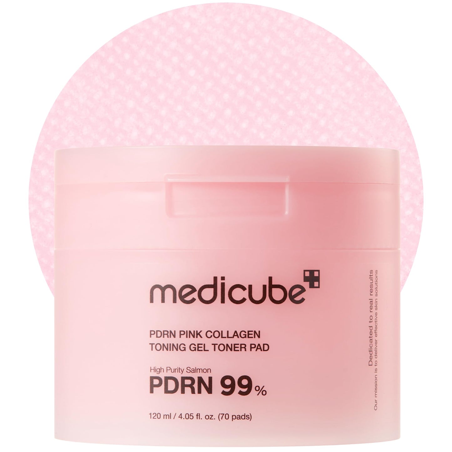 medicube Salmon DNA PDRN Pink Collagen Jelly Pad | Korean Gel Toner Pads with Niacinamide, Madecassoside, Retinol | Soothing, Ra