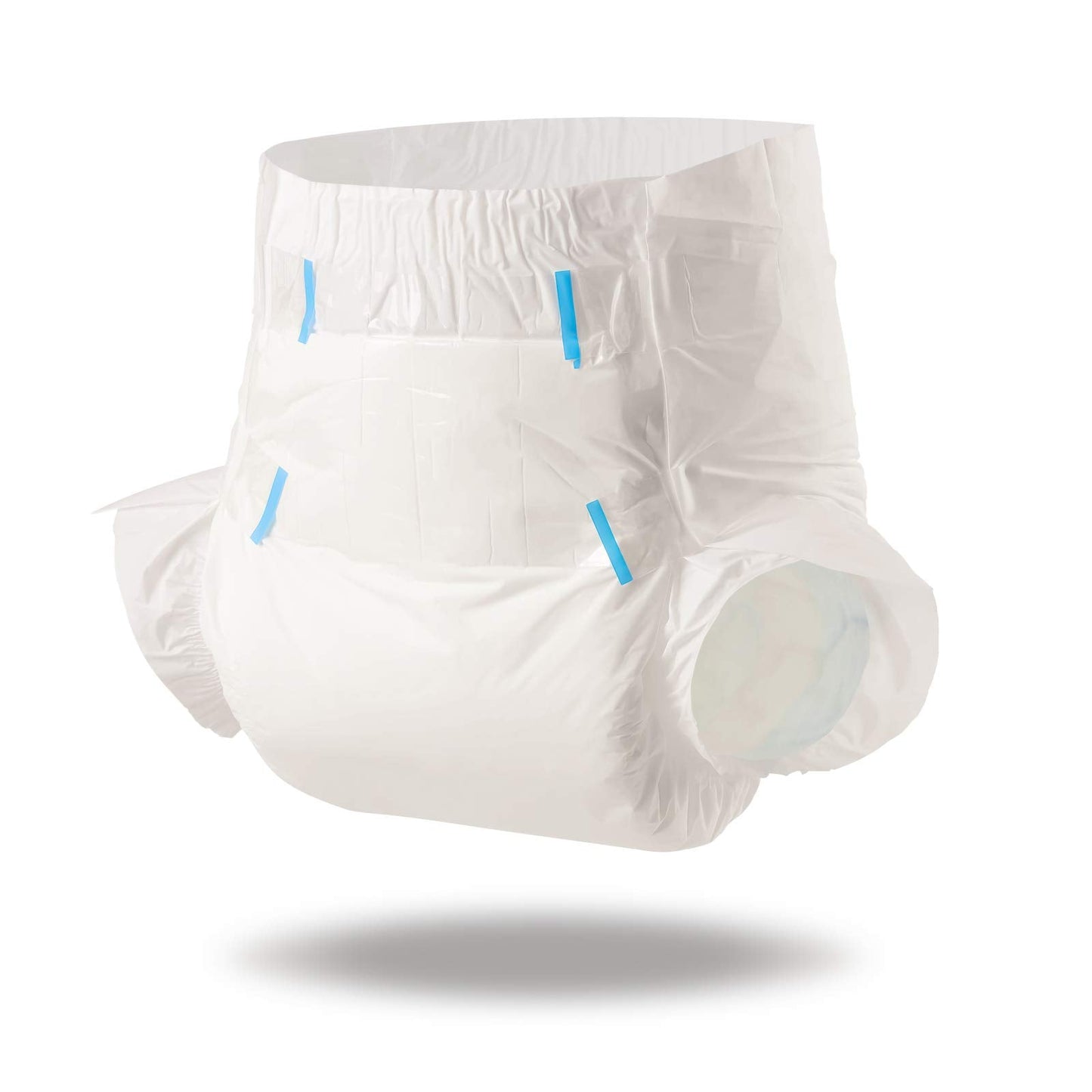 Littleforbig Adult Diaper 10 Pieces - ABDry White Diapers (X-Large 48"-56")