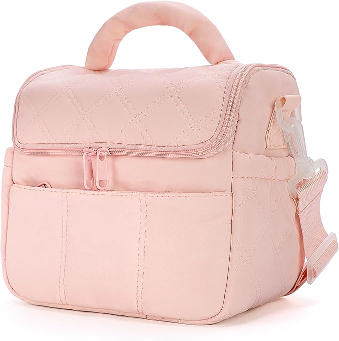 Lunch Bag Women (Pink, Medium(normal))
