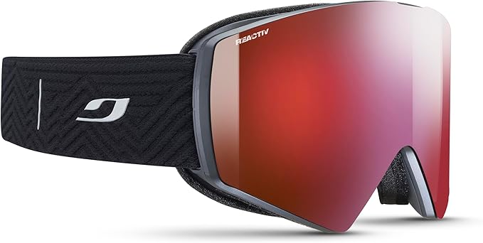 Julbo Razor Edge Snow Goggles for Men & Women w/REACTIV Photochromic Lens for Skiing and Snowboarding - 100% UV Protection