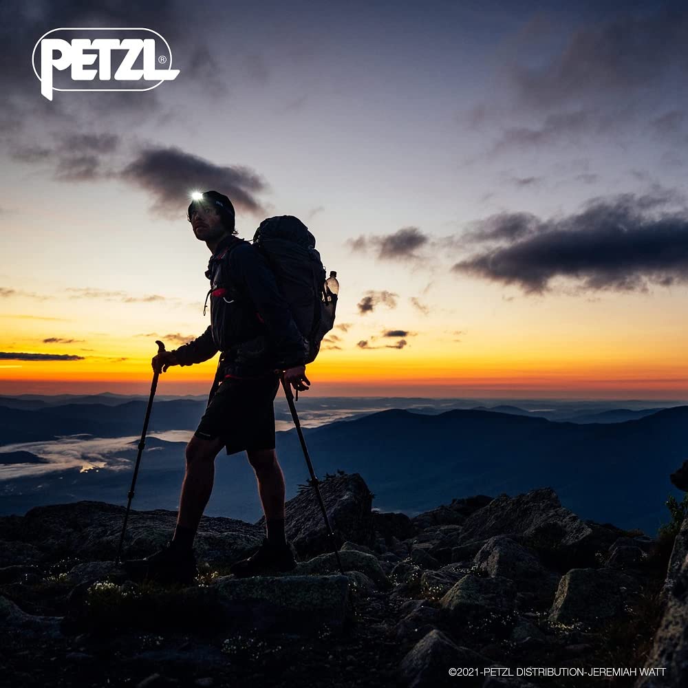 PETZL Tikka CORE Headlamp - 450 Lumen, Rechargeable, Compact, One Size, Blue, Model E067AA01
