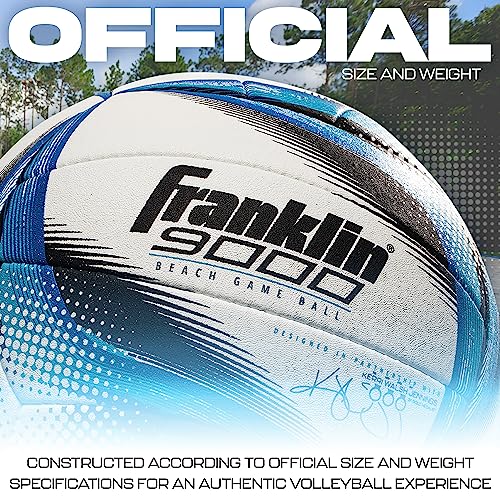 Franklin Sports Pro Beach Volleyball Ball - Kerri Walsh Jennings 9000 Beach Game Sand + Outdoor Volleyball - Competition B...