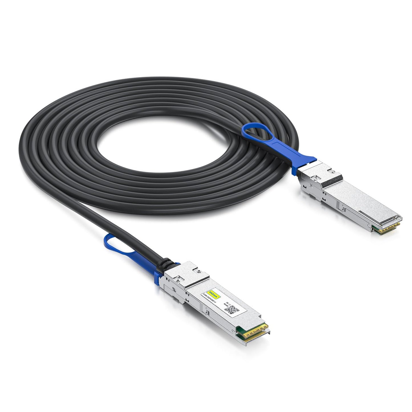 100G Qsfp28 Dac Cable - 100Gbase-Cr4 Qsfp28 To Qsfp28 Passive Direct Attach Copper Twinax Cable For Juniper Jnp-100G-Dac-1M, 1-M