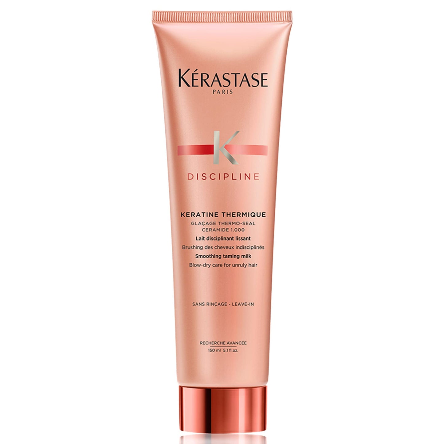 KERASTASE Discipline Keratine Thermique - Smoothing Leave In Treatment, Reduces Frizz and Tames Flyaways, Protects Against Heat