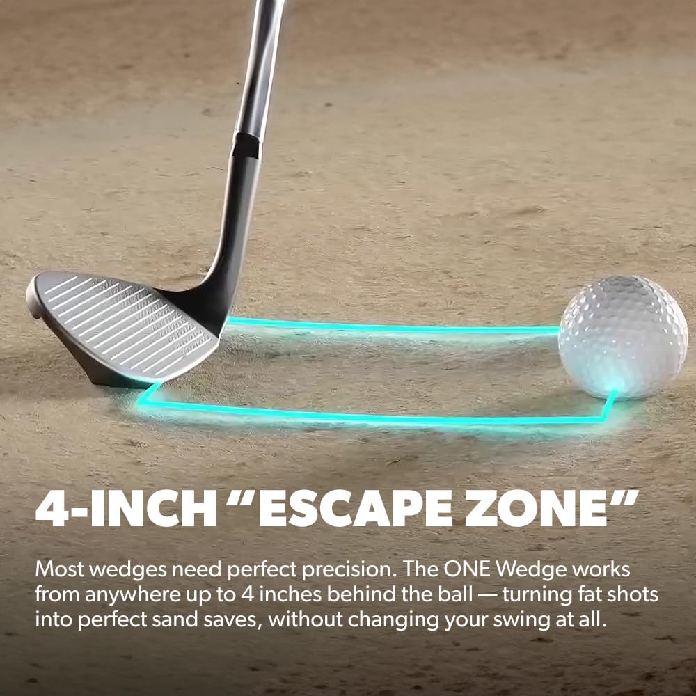 Performance Golf ONE Wedge | Accelerates The Club Through Any Lie | Solid Shots | No Chunking | Gets You On The Green in One Shot