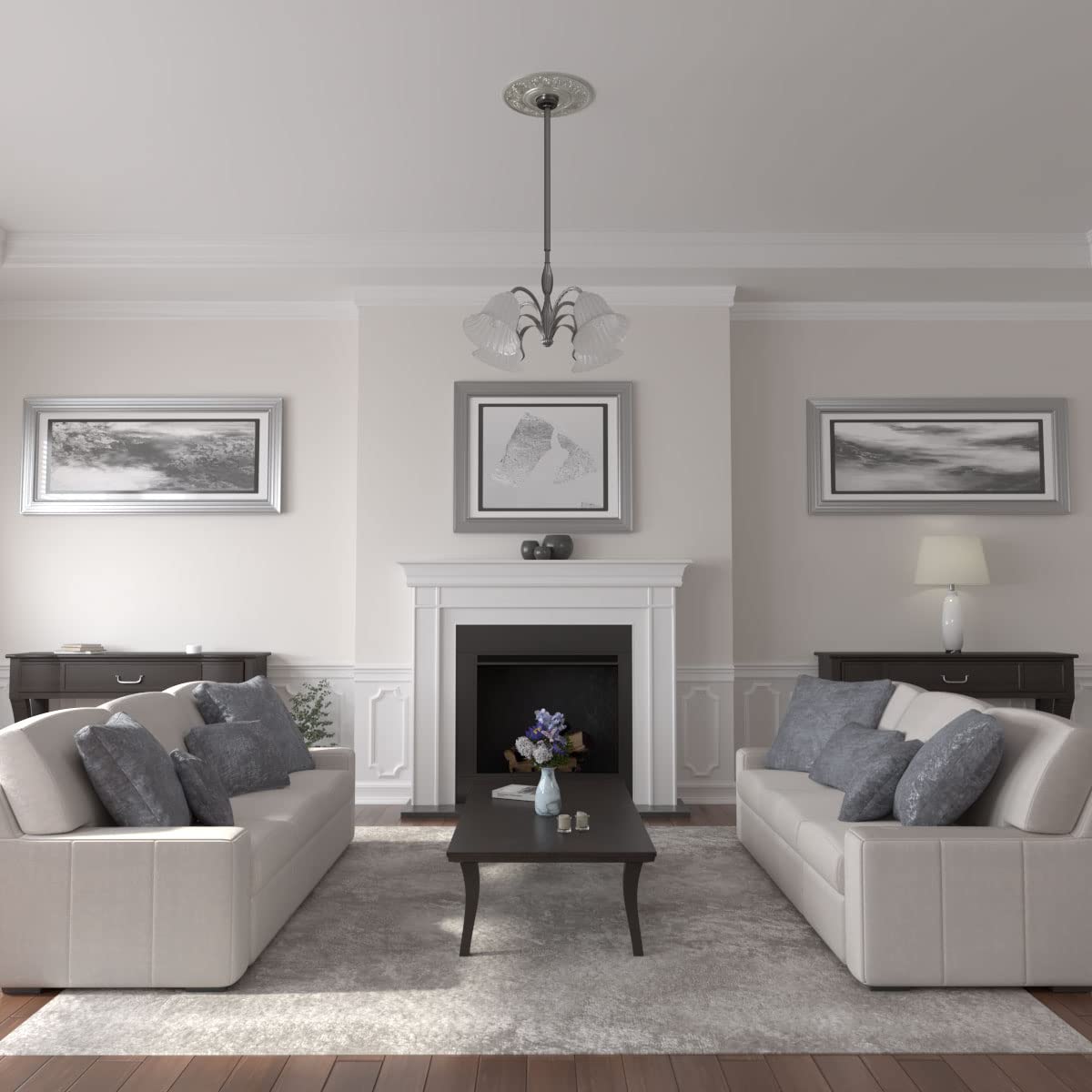 Ekena Millwork Cm20Vifcs Vienna Ceiling Medallion, Flash Copper