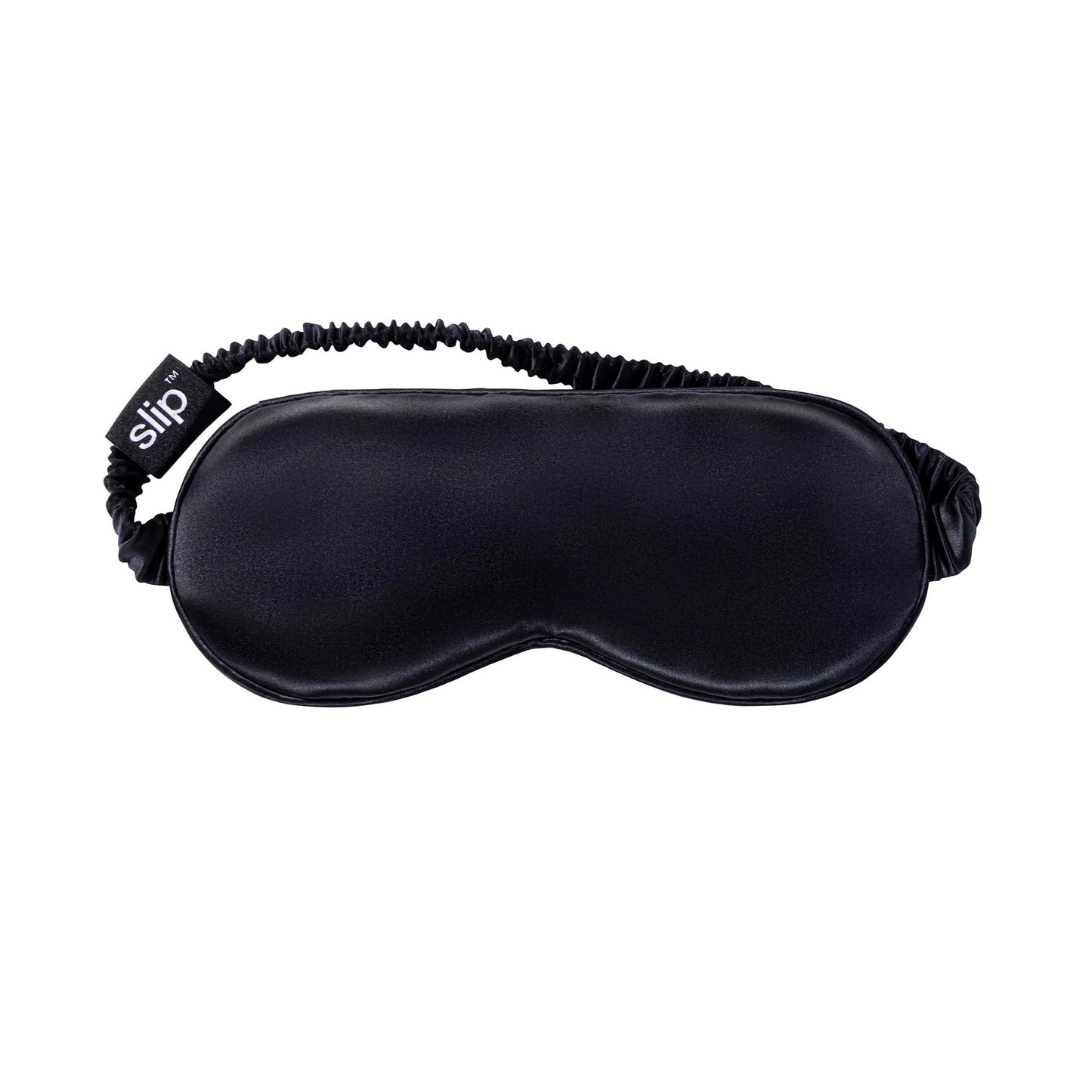 slip Pure Silk Sleep Mask - 100% Mulberry Silk, Ultra Soft & Comfortable, Blocks Light for Restful Sleep| Adjustable Strap for Perfect Fit, Gentle on Skin & Hair (Black - 1 Count Pack of 1)