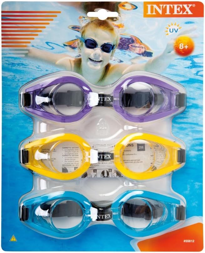 Play Goggles Multicolored 3-Pack (Colors May Vary)