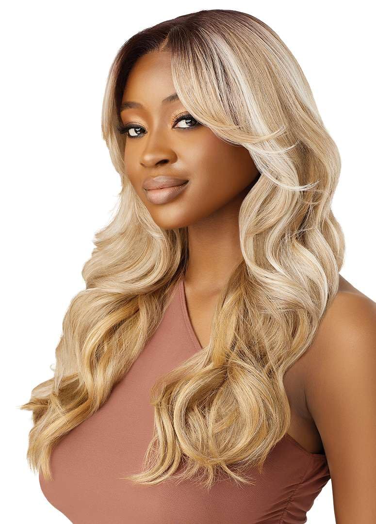 Outre Lace Front Wig - Melted Hairline - Alvina (ST AUBURN OMBRE)