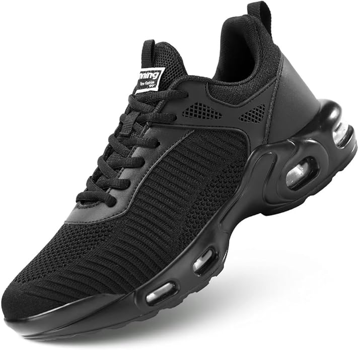 Kapsen Men's Air Running Shoes Lightweight Breathable Walking Shoes Non Slip Fashion Sneakers Mesh Workout Casual Sports S...