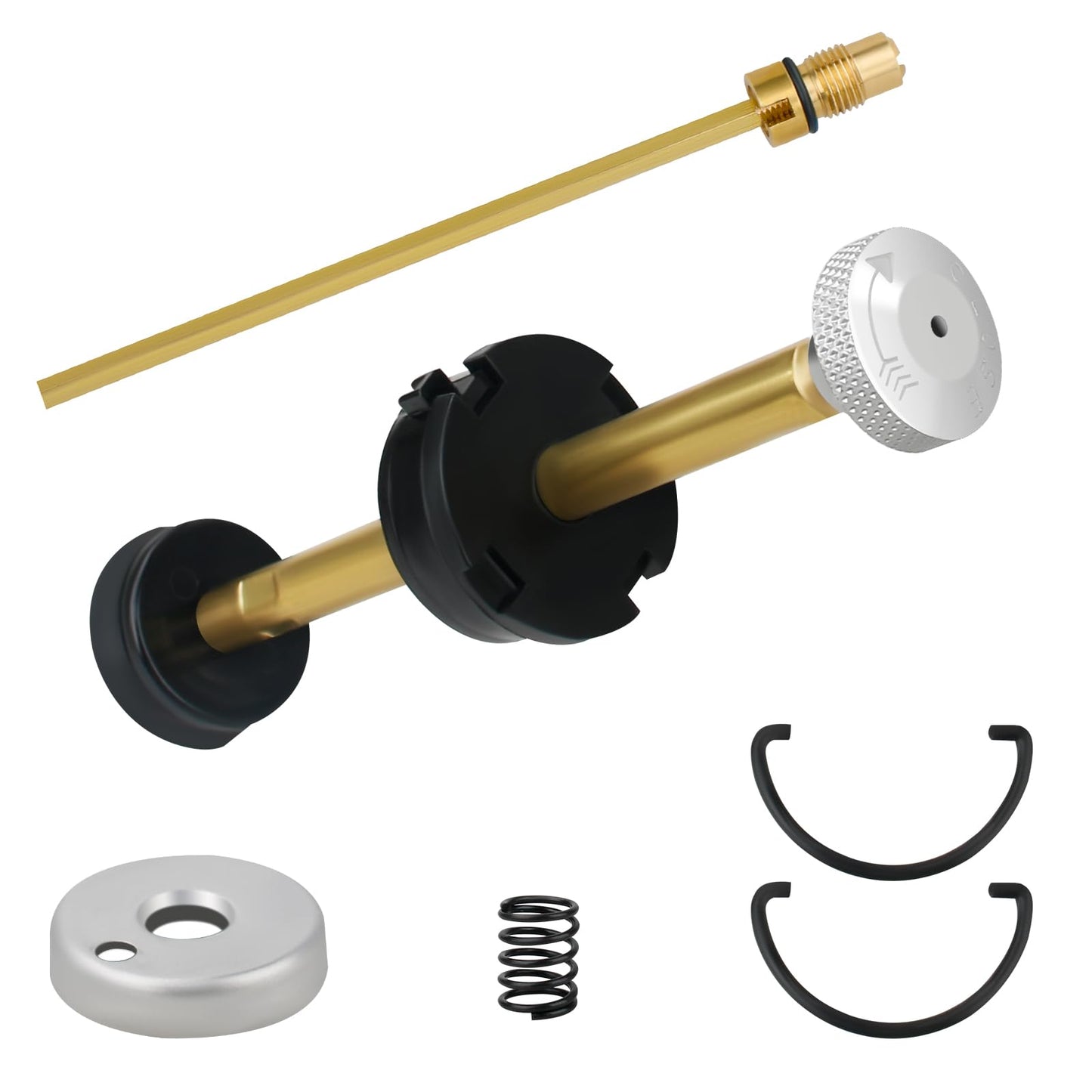 Sunjika Camping Stove&Lantern Comprehensive Repair Kit For Coleman Lantern Parts With Coleman Dual Fuel Stove.Check Valve Air Stem Assembly(200-6381) Universal Plunger Pump Metal Part(242J5201)