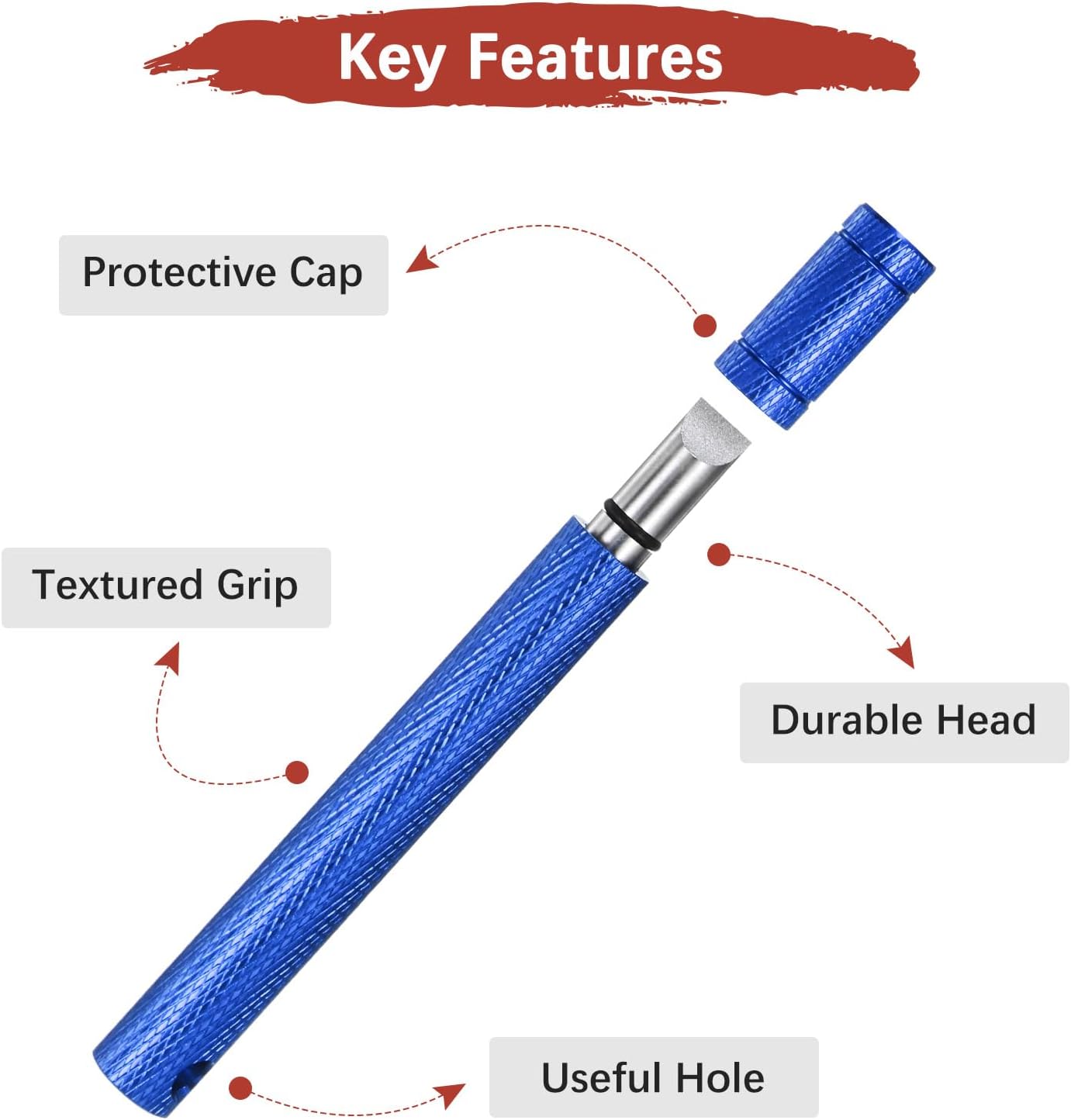 Golf Groove Sharpener - Golf Club Groove Cleaner Generate Optimal Spin Use for Wedges & Irons