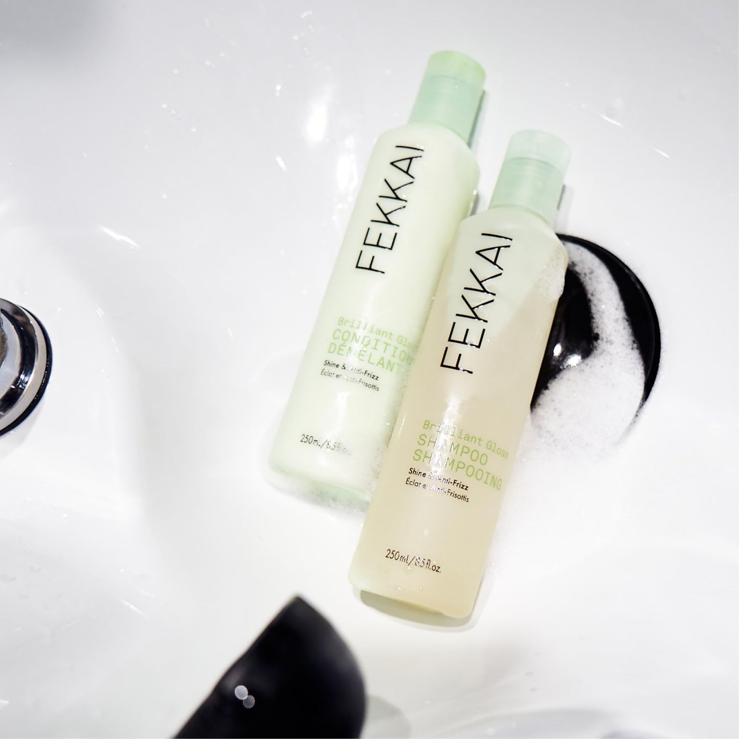 Fekkai Brilliant Gloss Shampoo - 1 Liter - Transforms Hair with 4X Shine - Free of Sulfates, Parabens, Phthalates - Vegan, Cruel