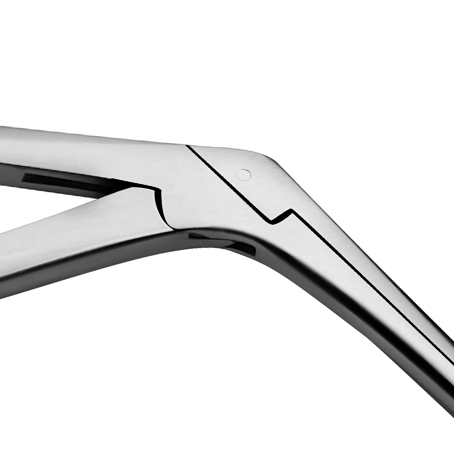 DEXSUR Precise ENT Procedures with Alligator Ear Forceps - Curved Jaw Design, Non-Slip Grip Handle, Fine-Tip, Reusable and Easy to Clean - 12 Inches
