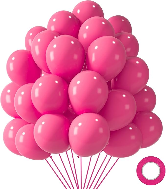 LovesTown 110PCS Latex Balloons 12inch Party Balloons Arch with Ribbon for Birthday Baby Shower Wedding Party Decorations ...