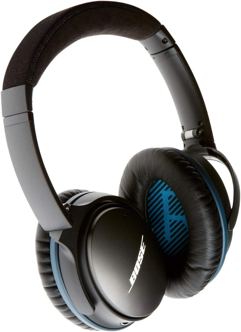 Bose QuietComfort 25 Noise Cancelling Headphones (Apple) Black (Renewed)