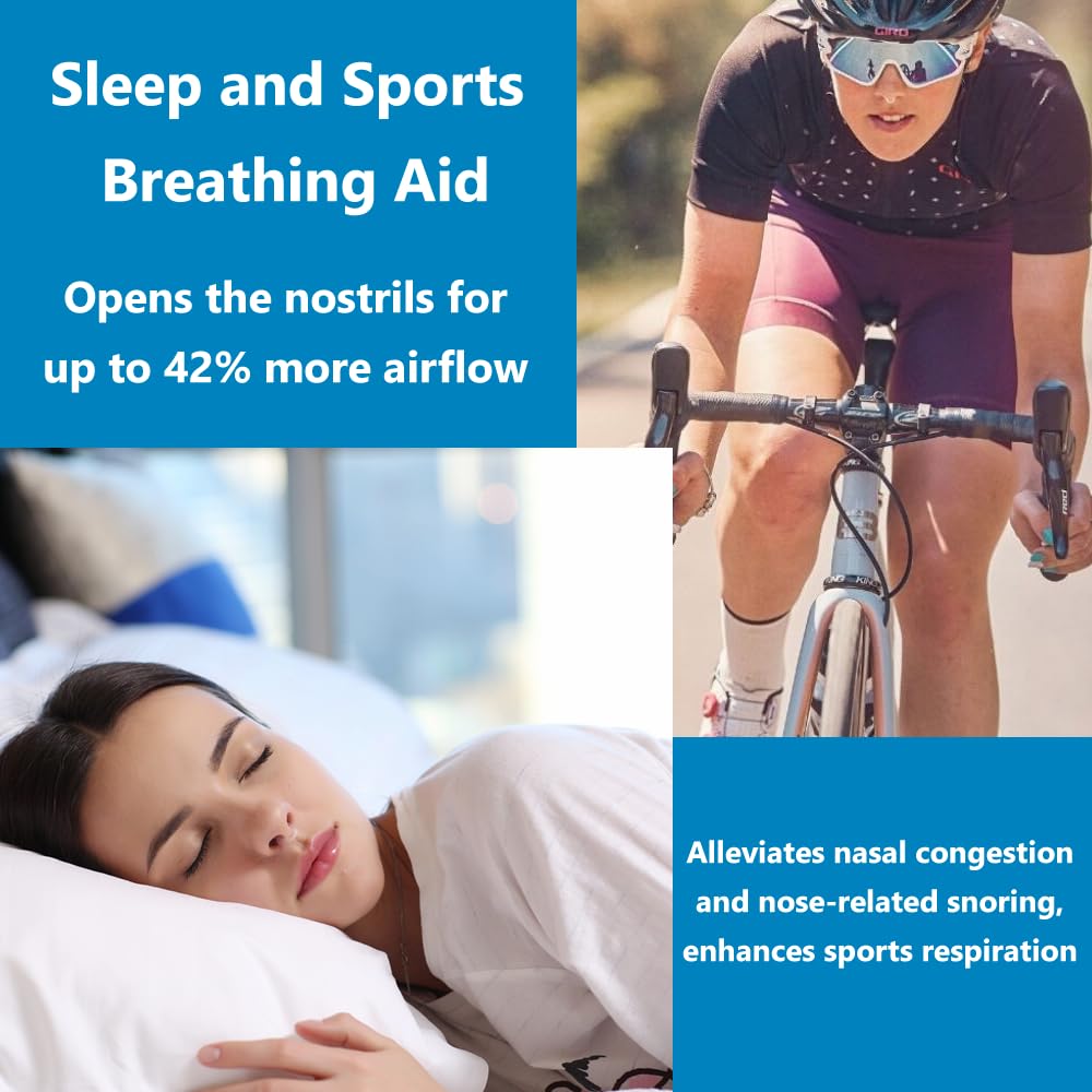 WoodyKnows Super-Support Nasal Dilator, Improves Sleep and Sports Airflow, Nasal Congestion and Nose-Related snoring aid (S 4Pack)