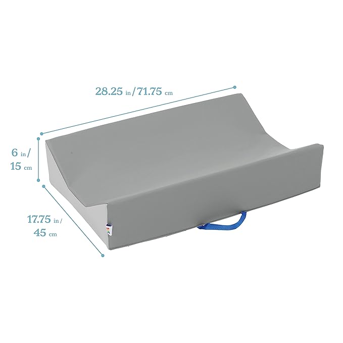 ECR4Kids SoftZone Baby Changing Pad, Baby Essentials, Grey/Light Grey
