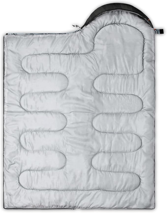 AILONEN Boys Sports Camping Sleeping Bags,Lightweight & Waterproof,3 Season Warm & Cool Weather,Black Player Basketball Sleeping Bags for Kids Adults,Travelling,Outdoors