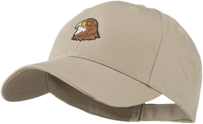 Hawk Head Mascot Embroidered Cap