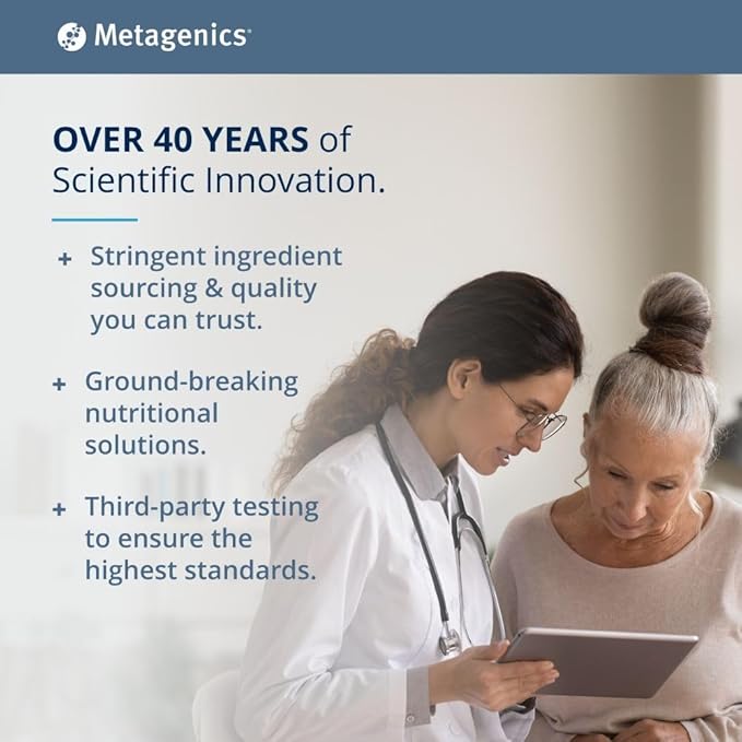Metagenics Vitamin D3 1000 - Vitamin D Supplement - Bone Density & Immune Support* - Tooth Integrity* - Non-GMO & Gluten Free - 120 Tablets