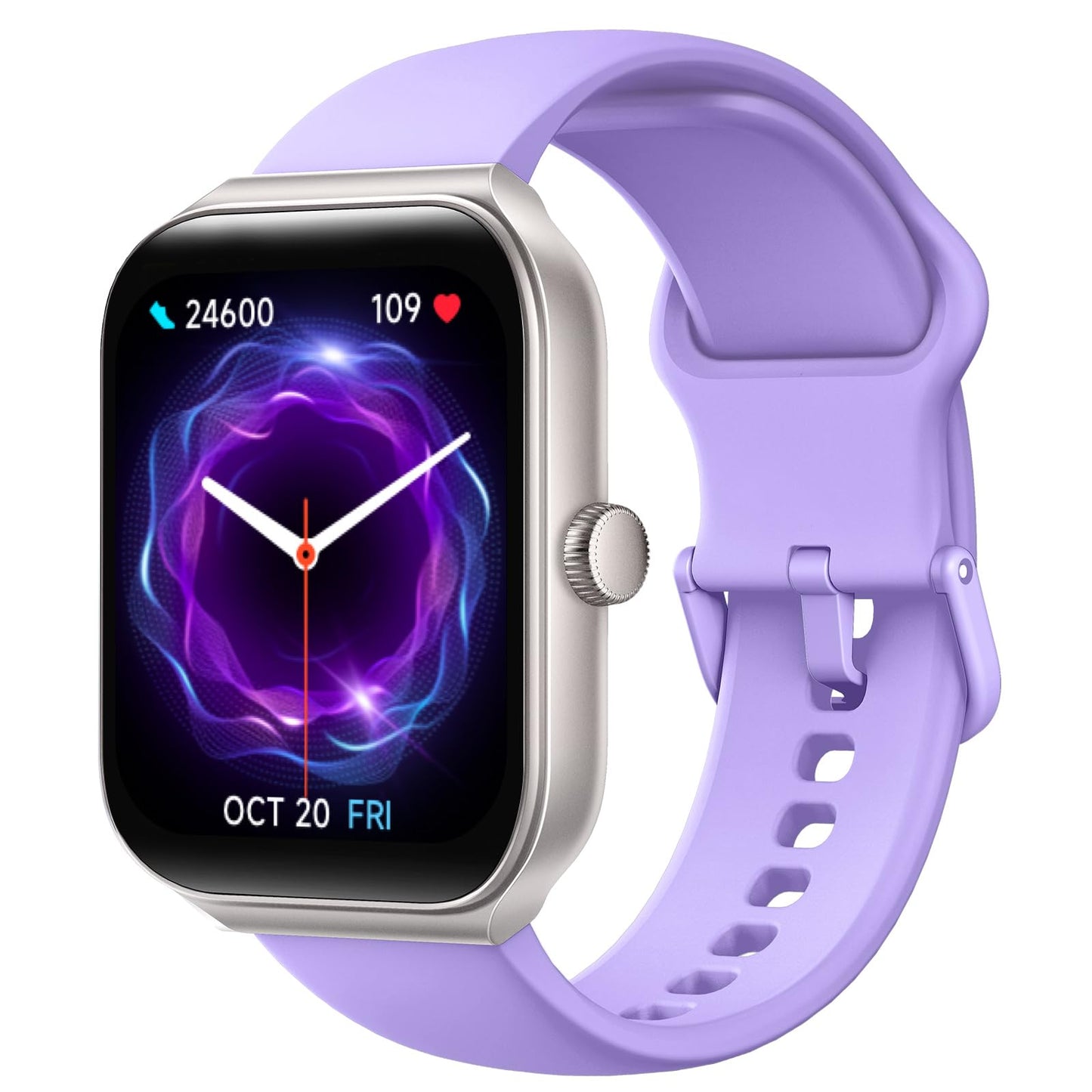 TOOBUR Smart Watch for Women Alexa Built-in, 1.95" Fitness Tracker with Answer/Make Calls, IP68 Waterproof/Heart Rate/Sleep Tracker/100 Sport Modes, Fitness Watch Compatible Android iOS