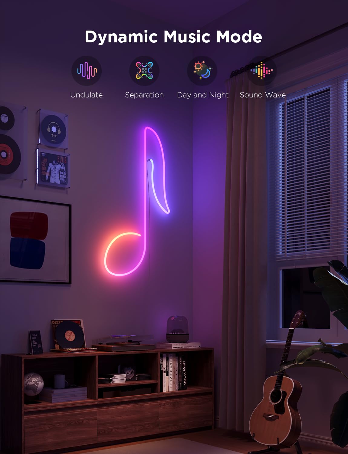 Govee RGBIC Neon Lights, LED Smart Neon Rope Light 2 Works with Matter, Alexa, Google Assistant, Custom DIY Neon Strip Lights for Bedroom and Wall Decor, Softer Material, 9.8ft, White