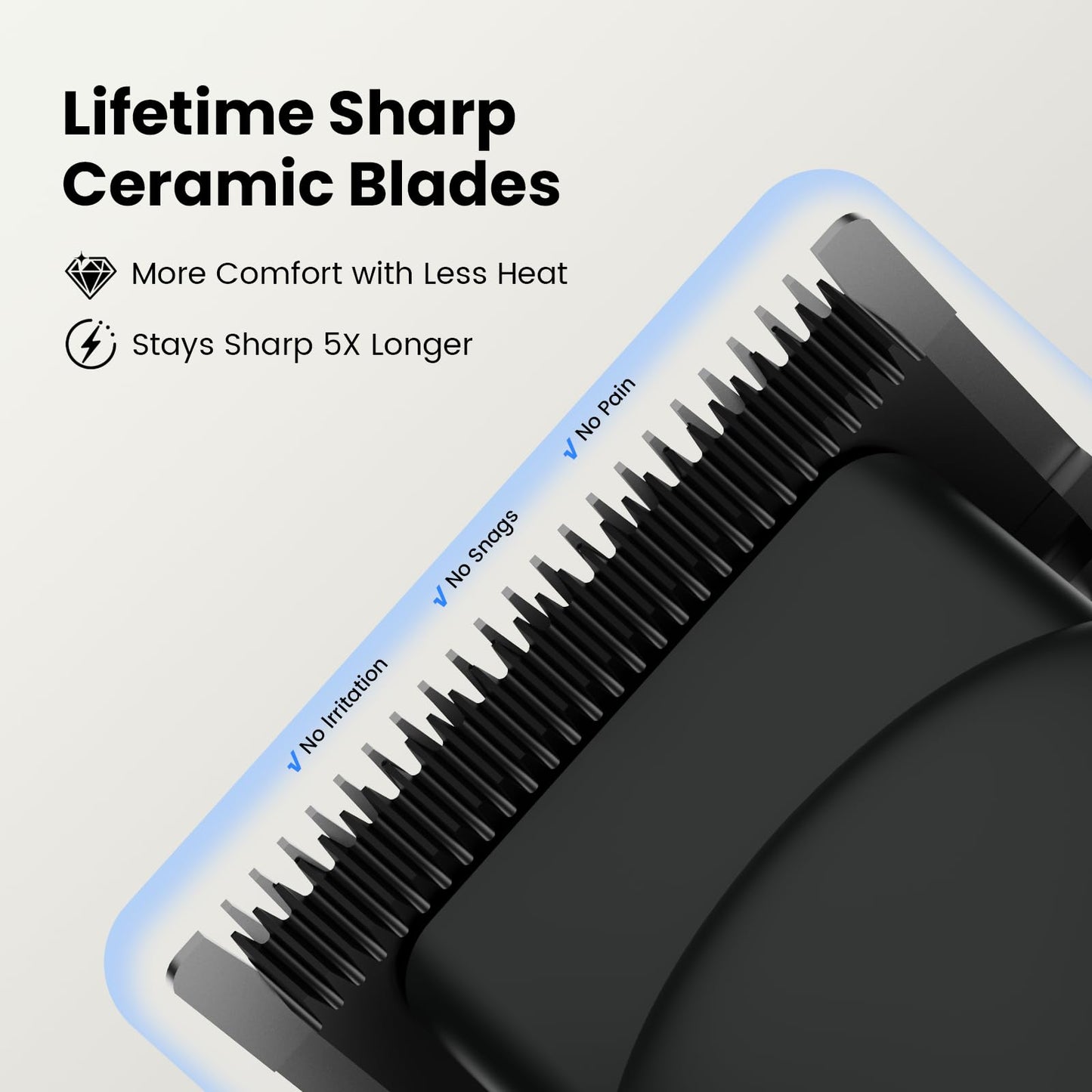 Yineel Hair Clippers for Men, Professional Cordless Clippers & Trimmer Set, Super Quiet, Clippers for Hair Cutting Kit with LED