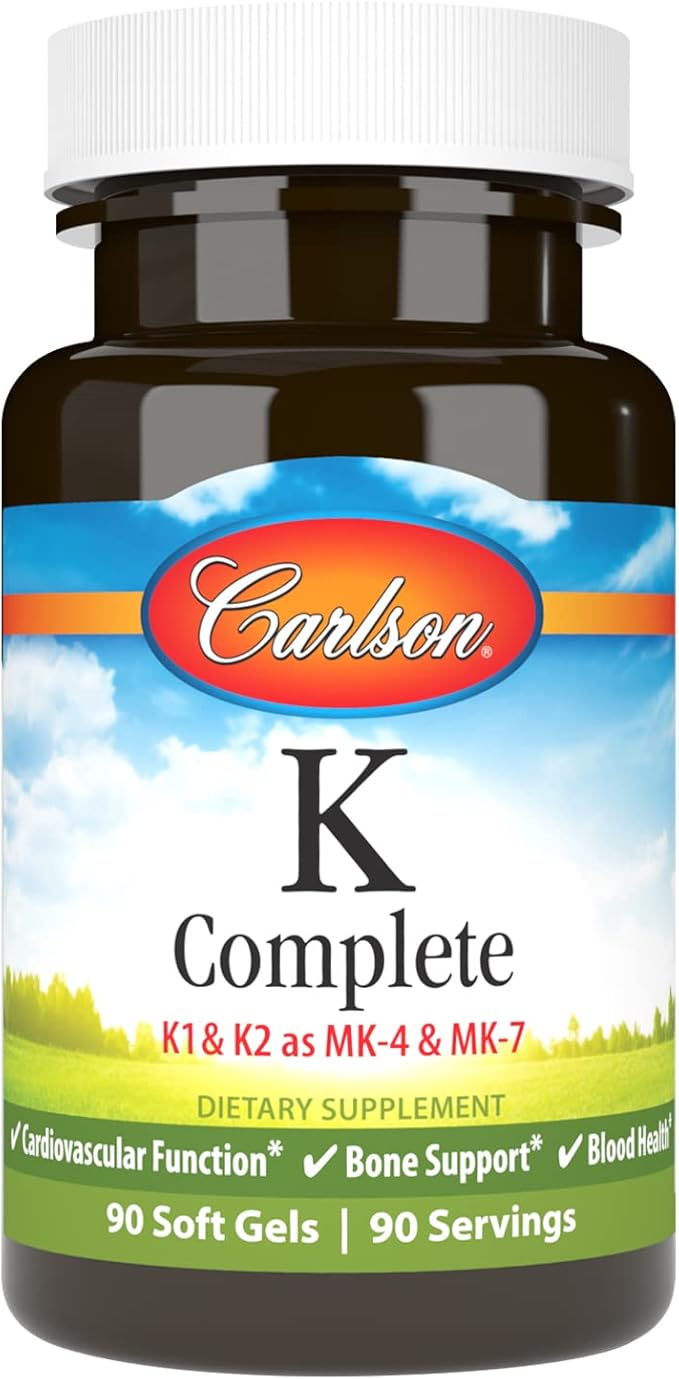 Carlson Labs K Complete Softgels, 90 Count