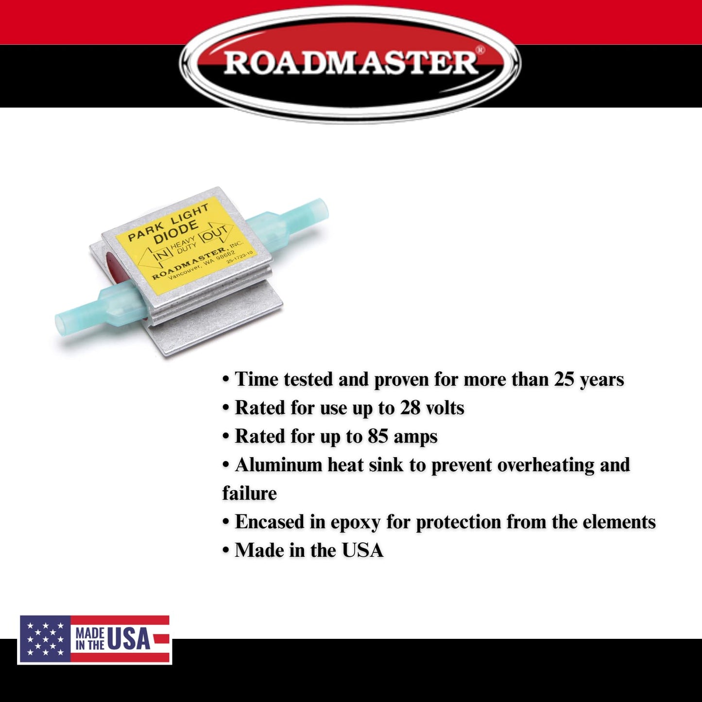 Roadmaster 690 Park Light Diode - LED Lighting for Outdoor Use
