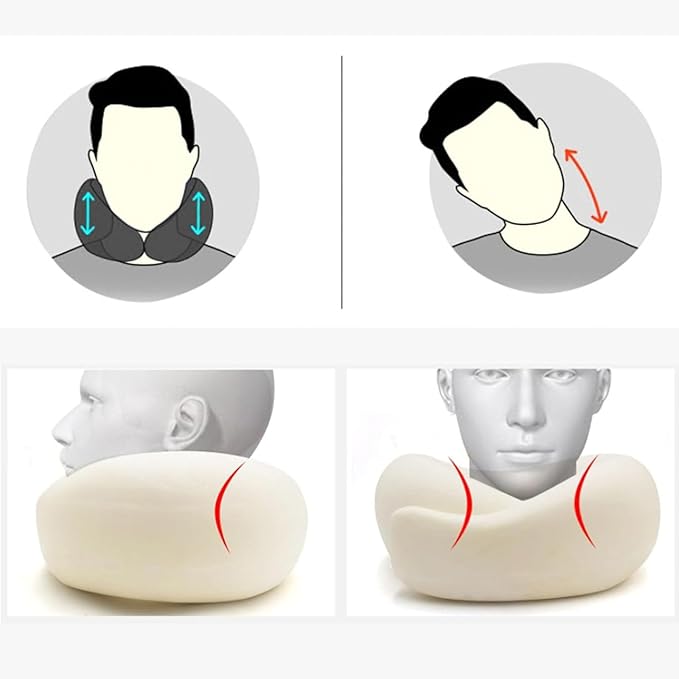Travel Pillows for Airplanes,2024 New Travel Pillow,Travel Neck Pillow Memory Foam Airplane Neck Pillow Neck Pillow for Traveling Suitable for Airplanes,Offices and Cars
