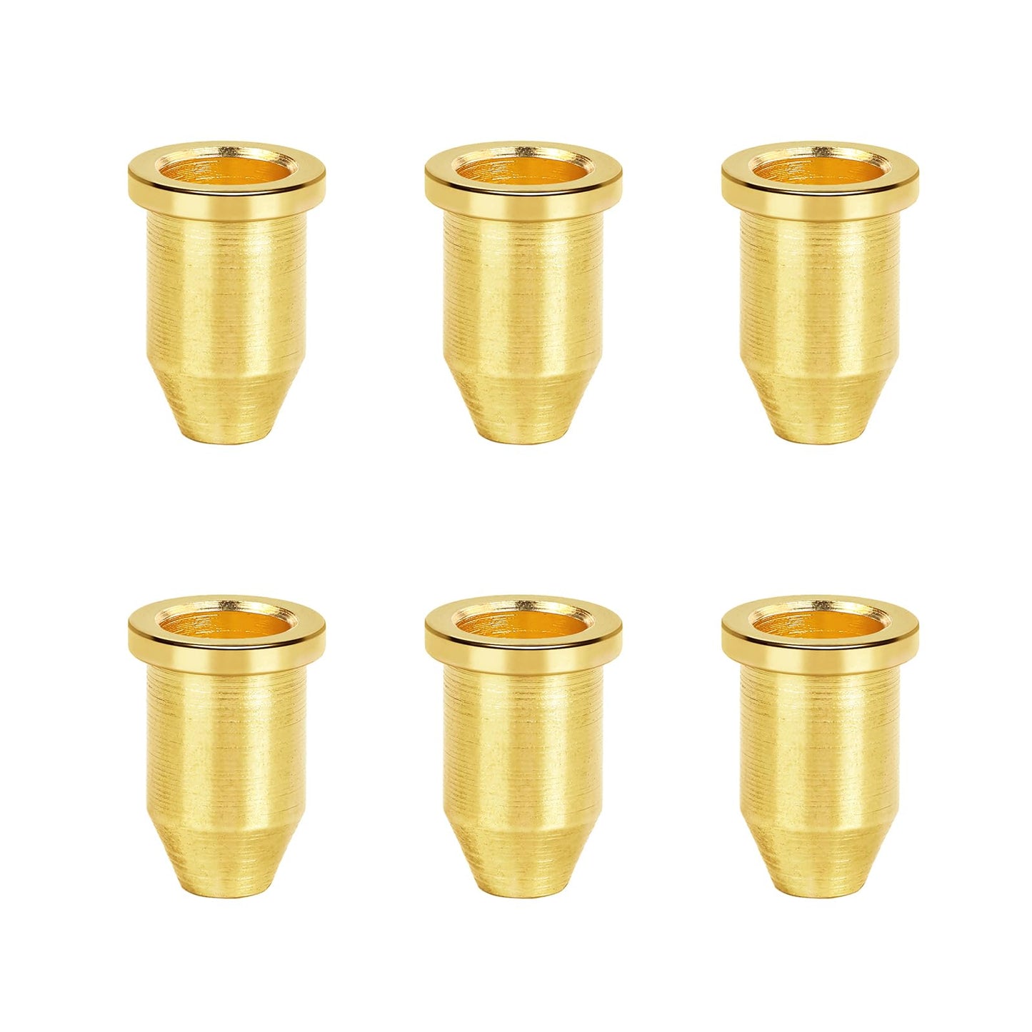 Banworks Guitar String Mounting Ferrules 6.4Mm (1/4) Vintage String Through Body Ferrule For Telecaster Tele Guitars Pack Of 6 J