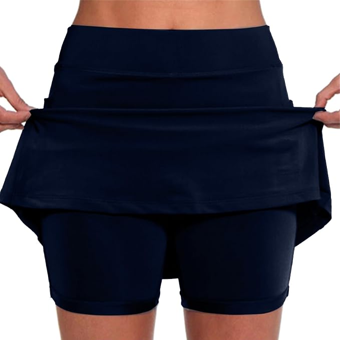 Nantdog Skorts for Woman with Pockets Summer Tummy Control Casual Cute Beach Golf Tennis Athletic Stretch High Waisted Skirts