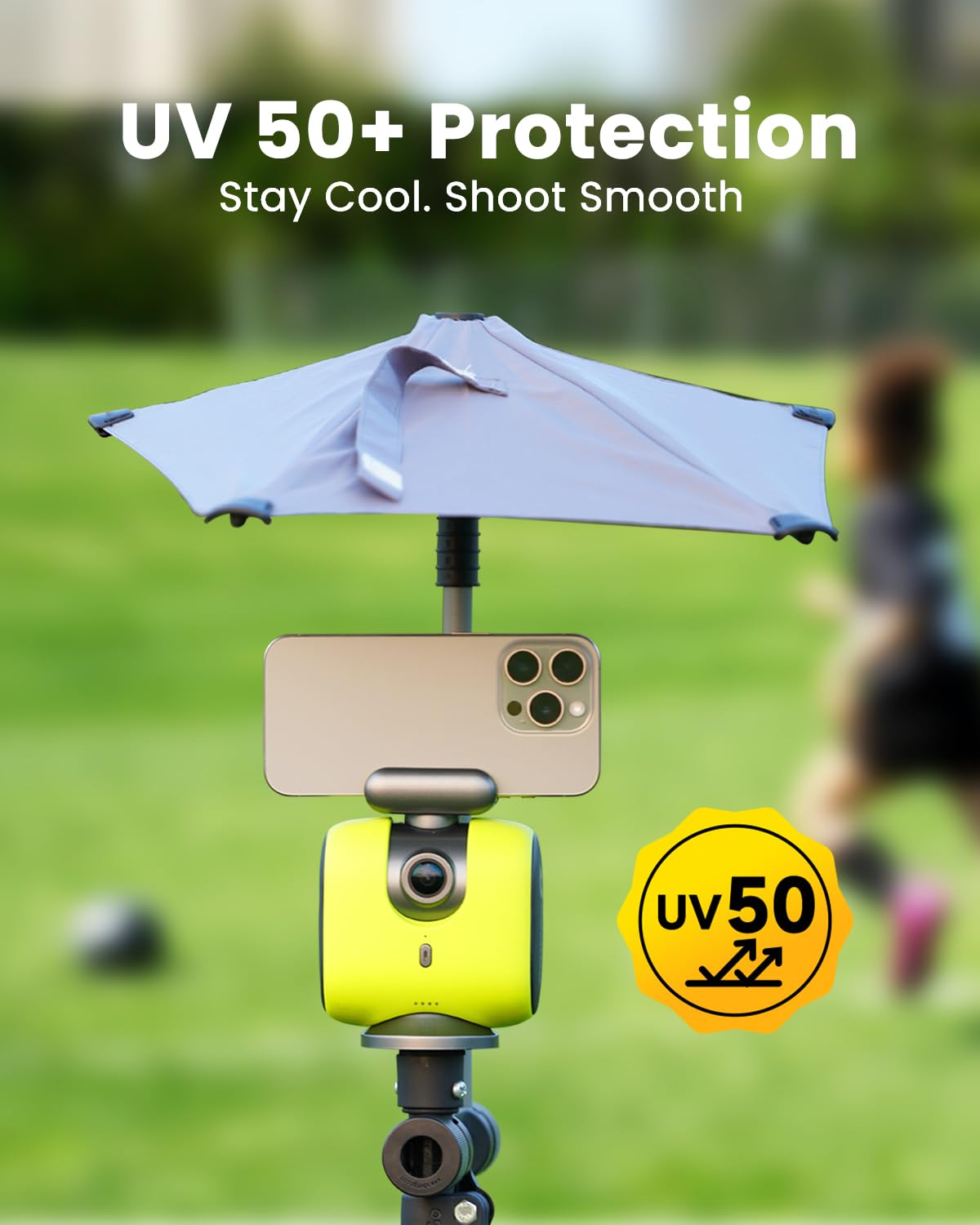 XbotGo Weather Guard Umbrella – Durable, Lightweight Protection for Outdoor Sports, Safeguards Gimbal/Chameleon from Rain, Wind, and UV Rays – Ideal for Outdoor Sports Enthusiast