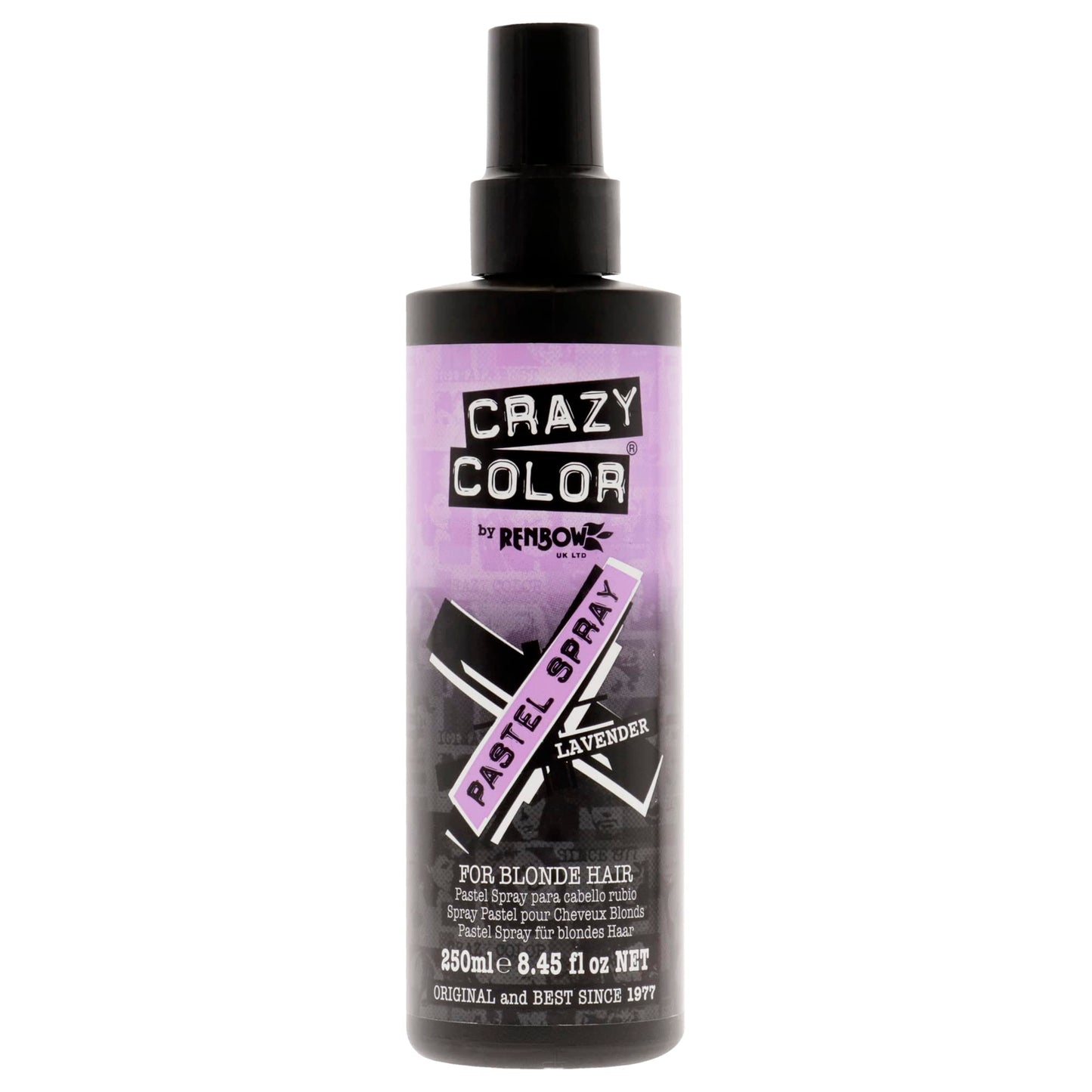 Crazy Color Pastel Hair Spray Lavender 250 ml