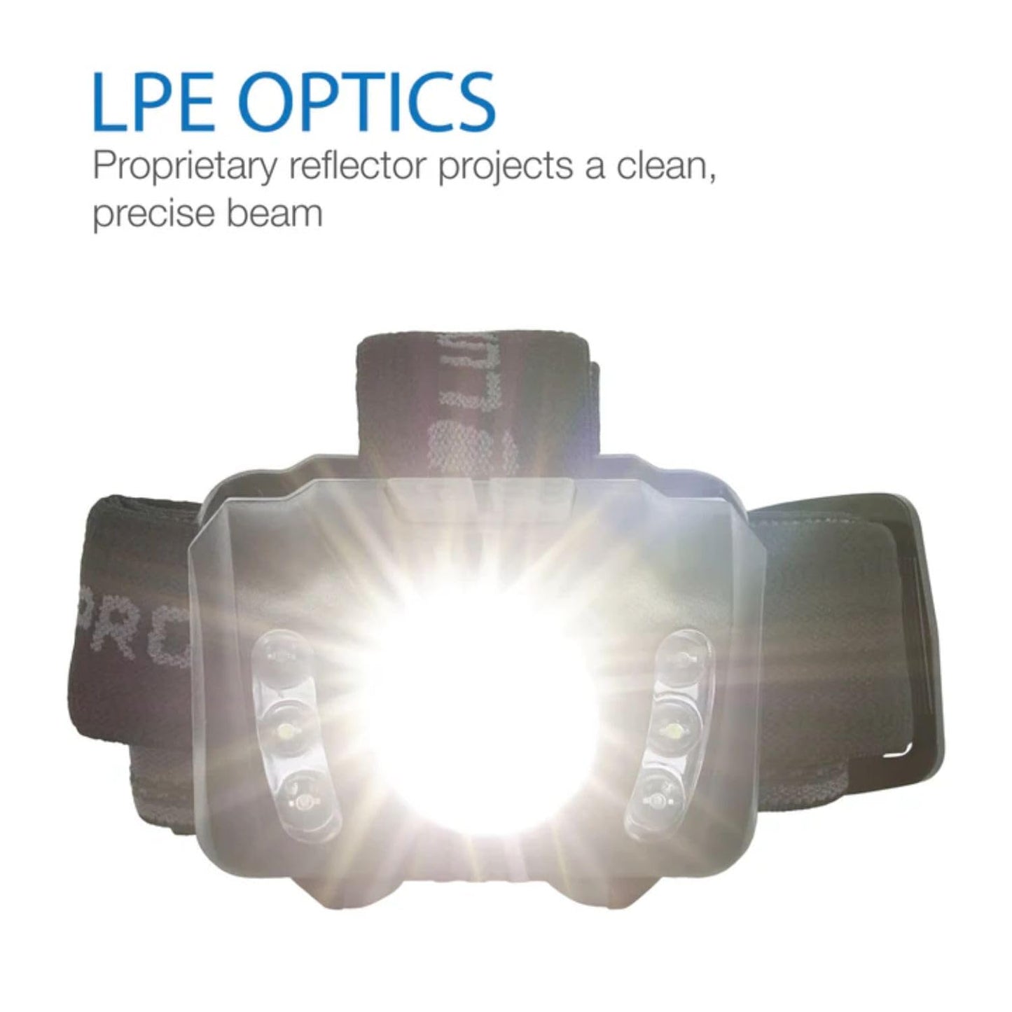 Luxpro Lp345V2 Led Headlamp - 300 Lumen, Ipx4 Waterproof, 6 Light Modes, Adjustable Headband, Black, Batteries Included, 4 Pack