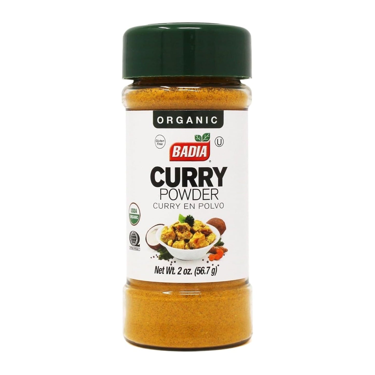 Badia Organic Curry Powder  2 oz - Aromatic & Flavorful Blend of Spices for Cooking  Seasoning & Marinades
