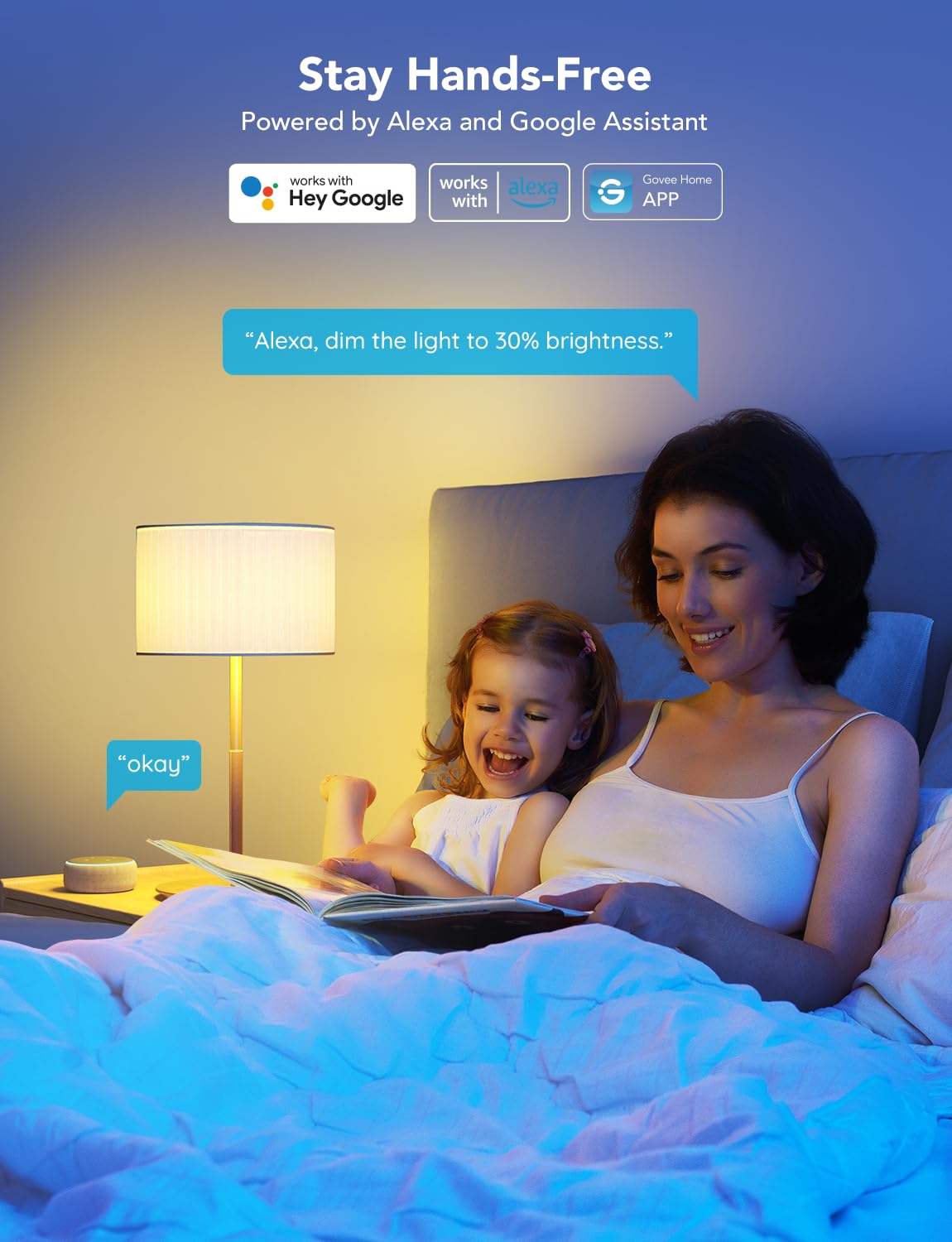 Govee Smart Light Bulbs 1200 Lumens, Color Changing Light Bulbs RGBWW Dimmable, Works with Alexa & Google Assistant, Color Bulb, 12W 85W Equivalent A19 LED Bulbs for Bedroom Living Room, 2 Pack