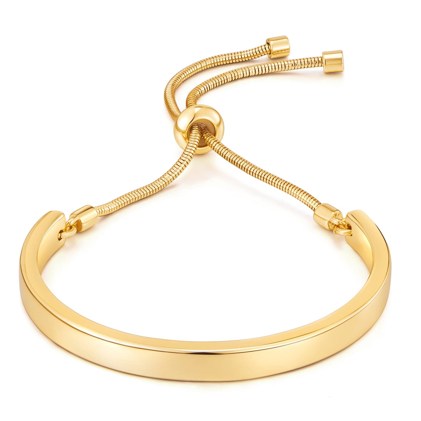 ENSKEFEN Dainty Bracelets for Women Adjustable Slider Bracelet Bangles Bracelets for Women Trendy Minimalist Bracelet