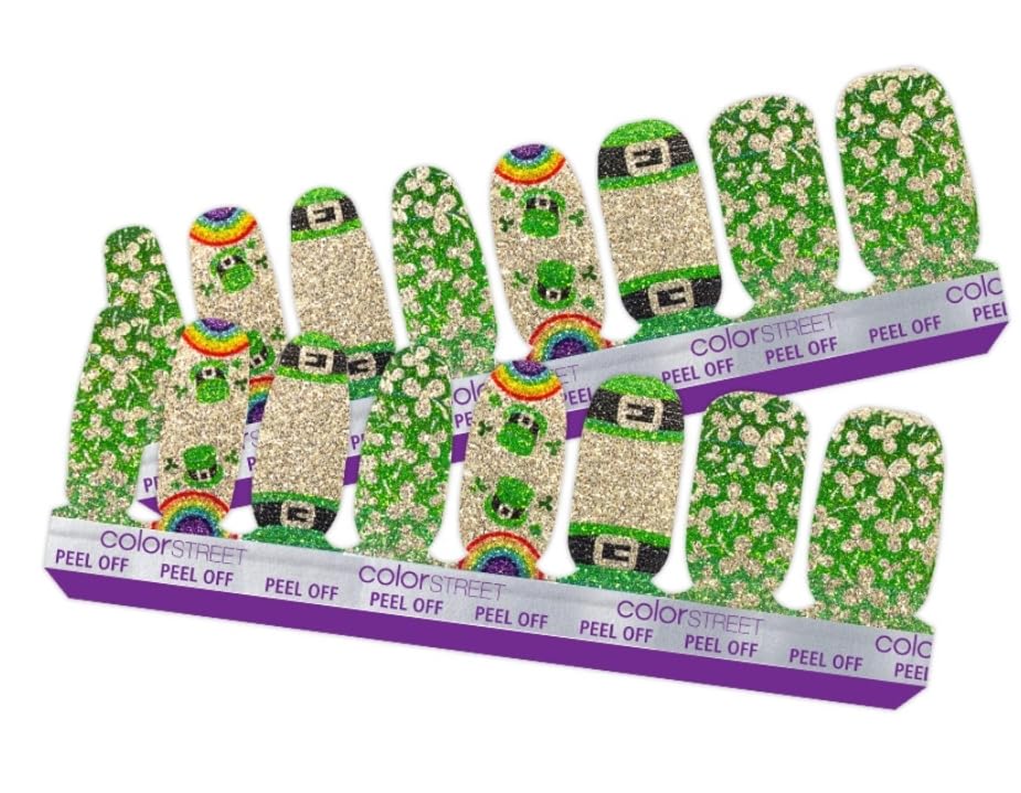 Color Street Jig's Up (Petite) Nail Strips, 16 Count (Pack of 1), FDG312
