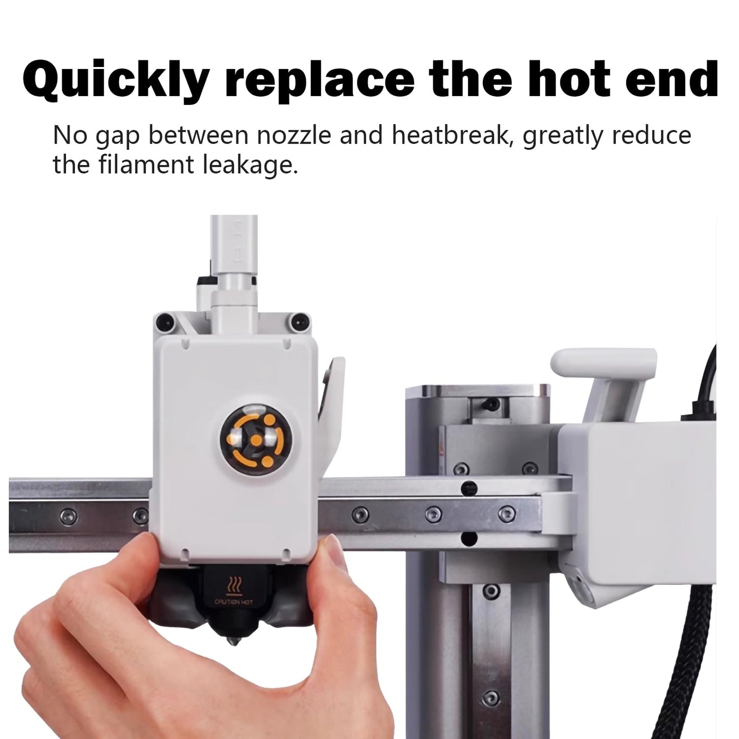 HzdaDeve 2 Pack A1 Mini/A1 Hotend Print Head Hot End Kit Extruder Upgrade High-Temperature 0.4MM Hardened Steel Nozzle Replacement with 4PCS Silicone Cover Sock for Bambu Lab 3D Printer Accessories