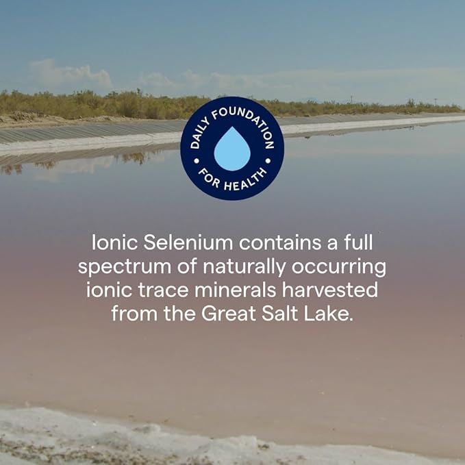 Trace Minerals | Liquid Ionic Selenium 300 mcg Dietary Supplement | Antioxidant, Supports Immunity, Thyroid Health | Vegan, Gluten Free, Non-GMO | 2 fl oz (2 pack), 96 servings