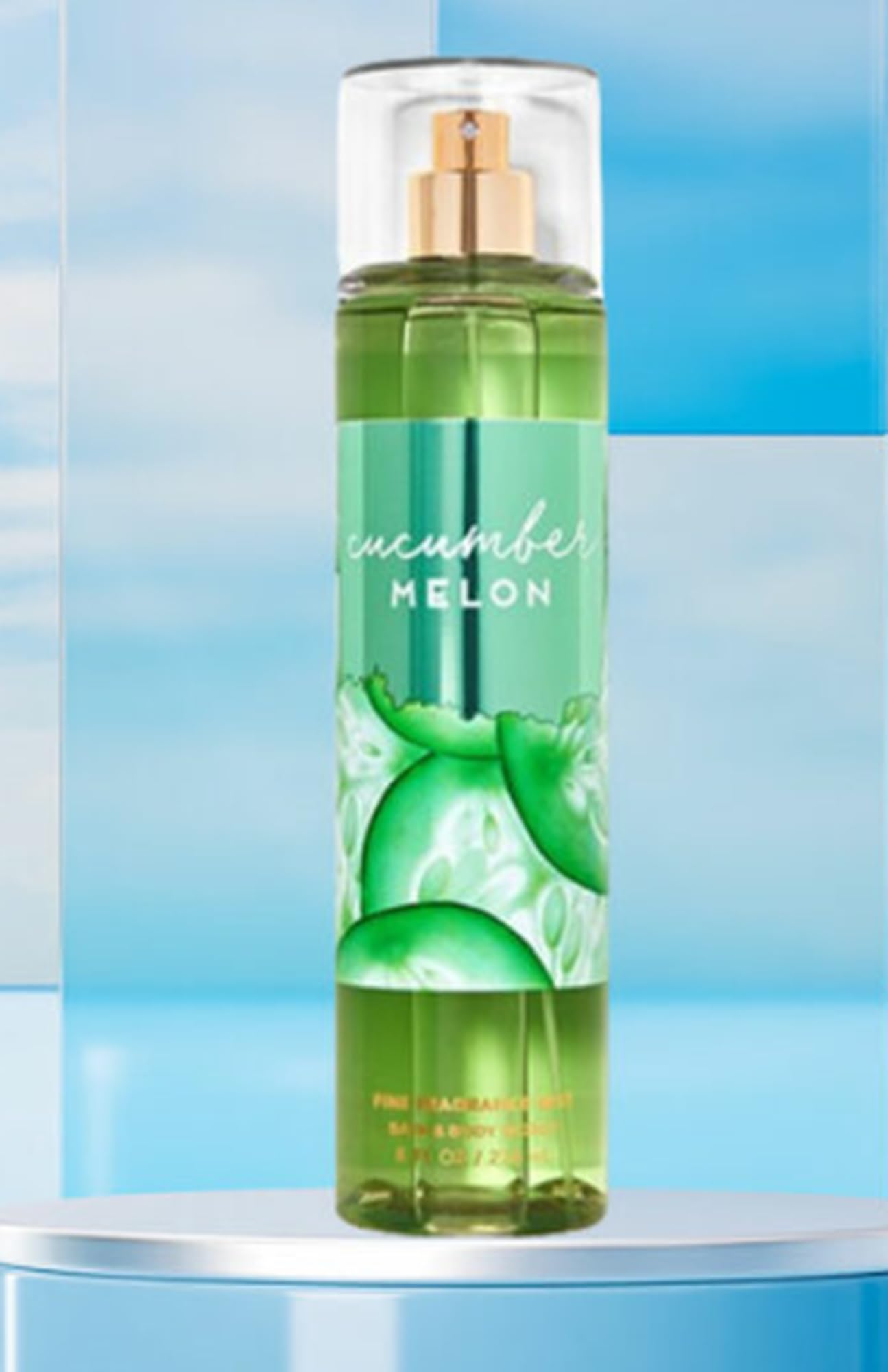 Bath and Body Works Cucumber Melon Fragrance Mist Splash by Jubujub