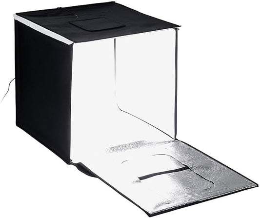 Fotodiox Pro LED 16x16" Studio-in-a-Box for Table Top Photography - Includes light tent; Integrated LED Lights; carrying c...