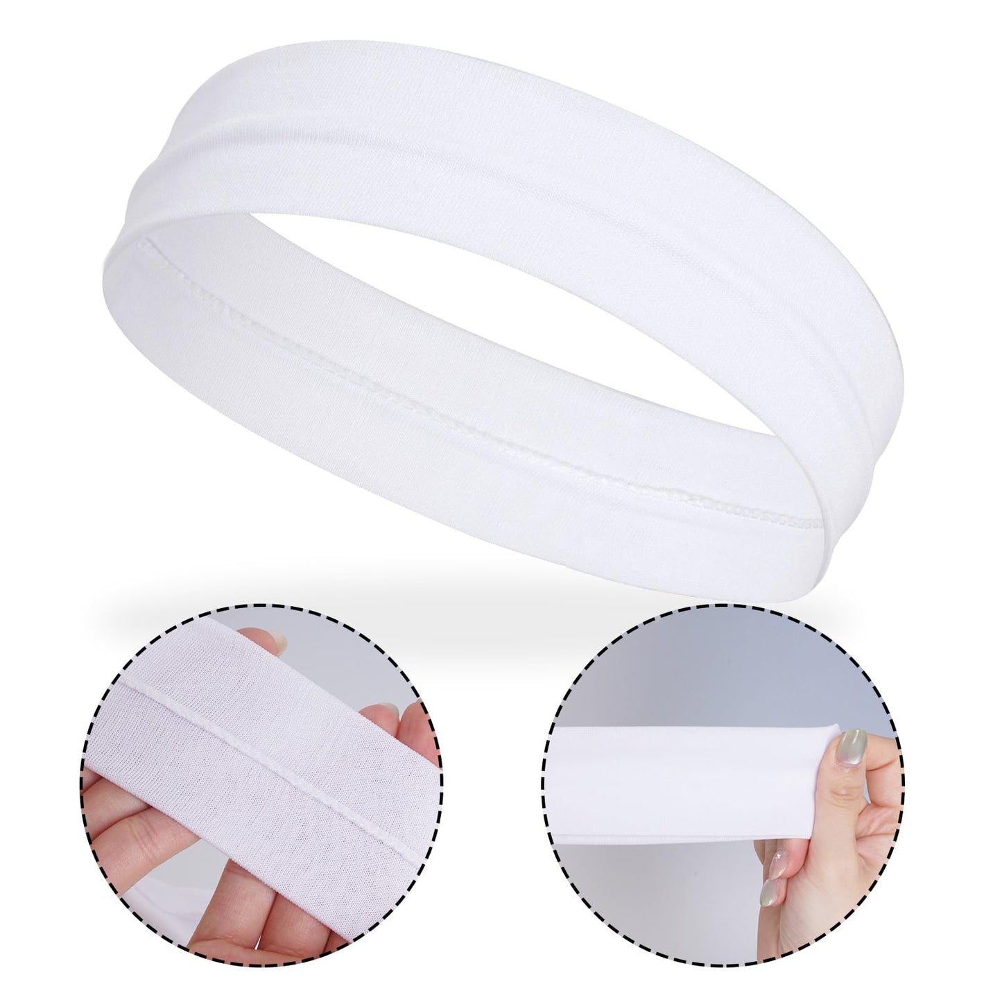 choyaxo 12Pcs Headbands Sport Headbands Soft Stretchy Hair Accessories for Women Girls