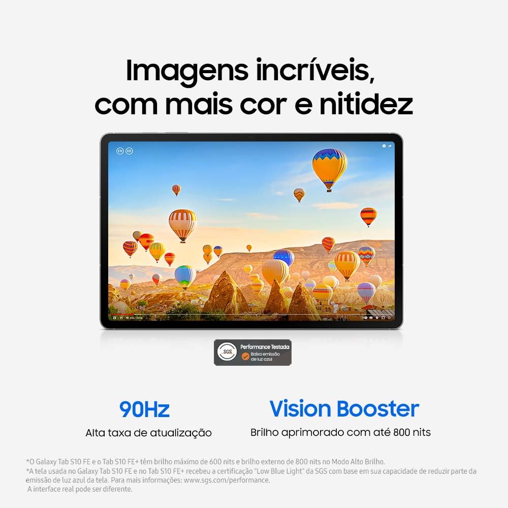 Samsung Galaxy Tab S10 Fe+ Plus W/S-Pen | 128Gb, 8Gb Ram, Wi-Fi Only | 13.1 Lcd, Wifi 6E Android 15 Tablet, 4K Camera | Internat